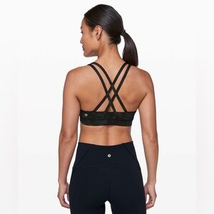 Lululemon Energy Bra, Incognito Camo Multi Grey size 10